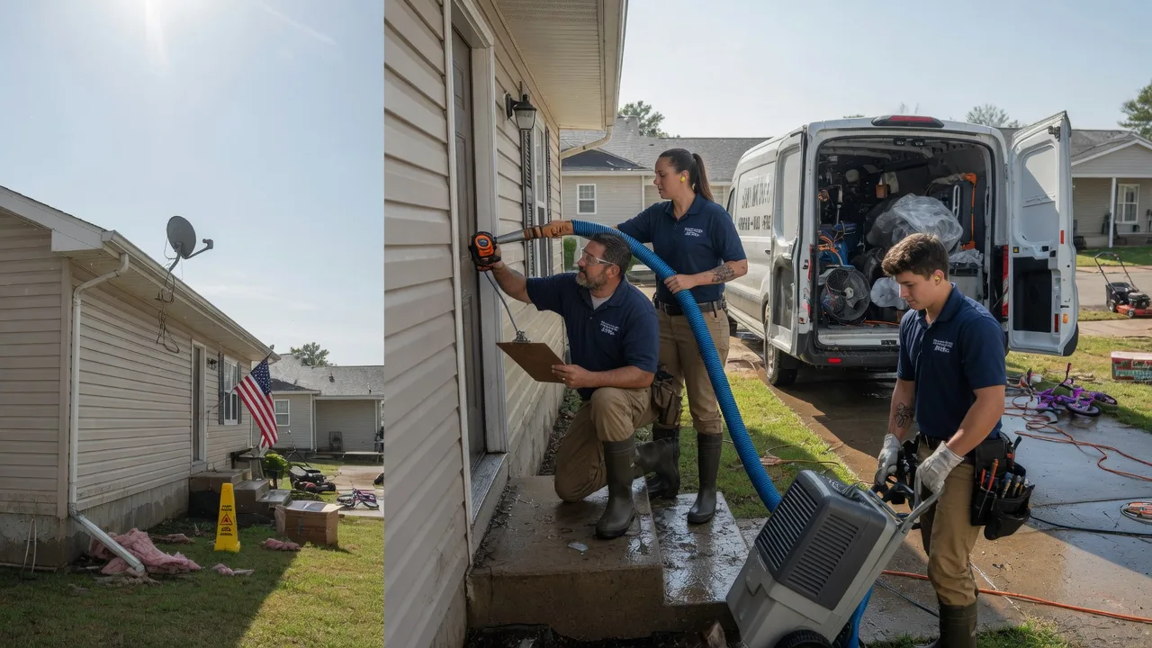 Ceiling Water Damage Restoration in Falkner, MS near me